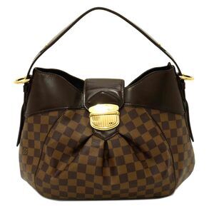 Louis Vuitton Sistine Damier Ebene Brown Leather